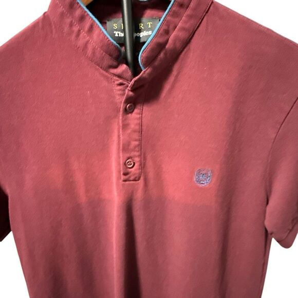 The Kooples Sport Burgundy Polo Shirt (Fitted, Size S) - Picture 6 of 7